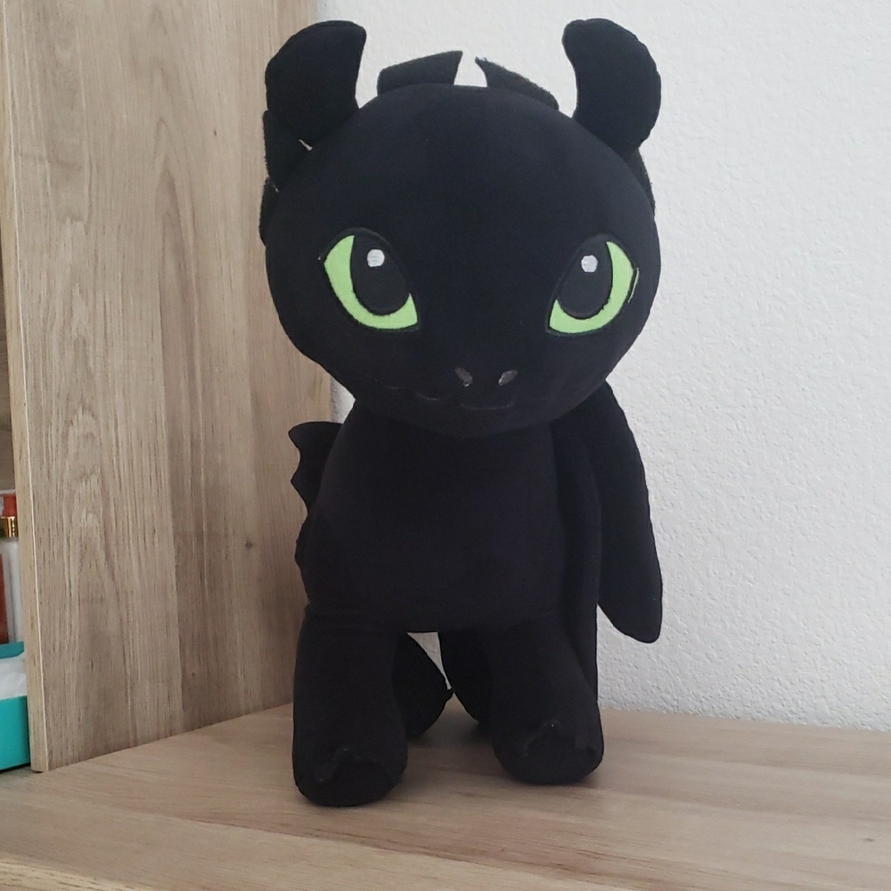 DreamWorks How To Train Your Dragon Toothless Plush Toy - Picture 7 of 7